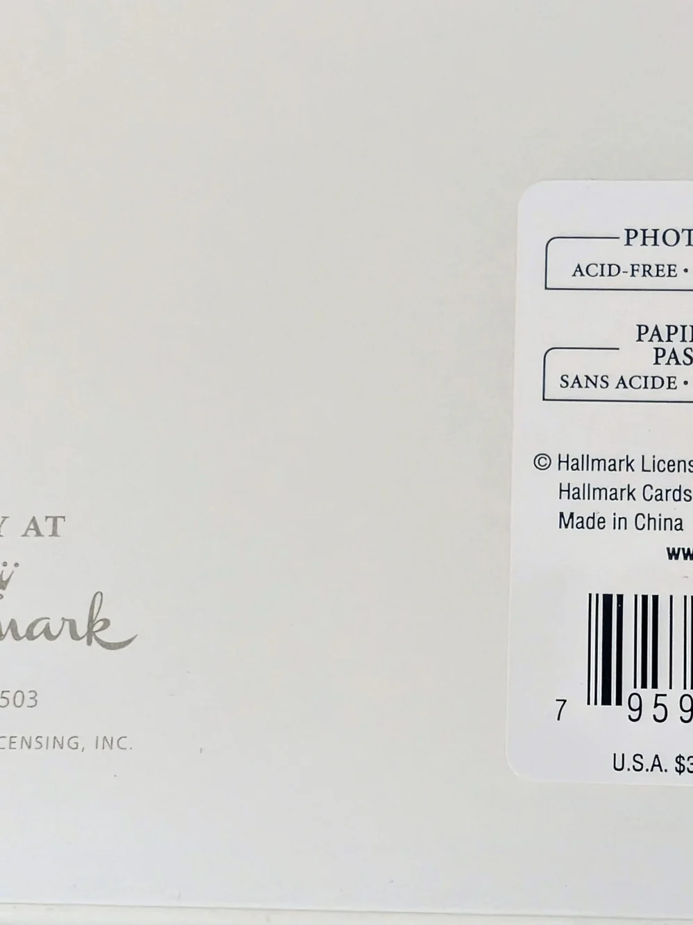 Hallmark Cream Quilted Wedding Memory Book